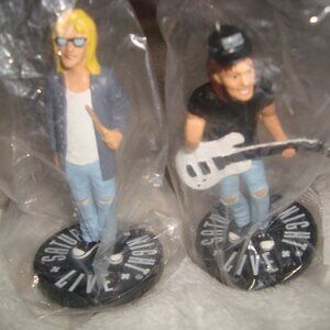 RARE Vintage 1991 SNL Wayne's World Figures - Wayne & Garth 4" NEW (2 sets)